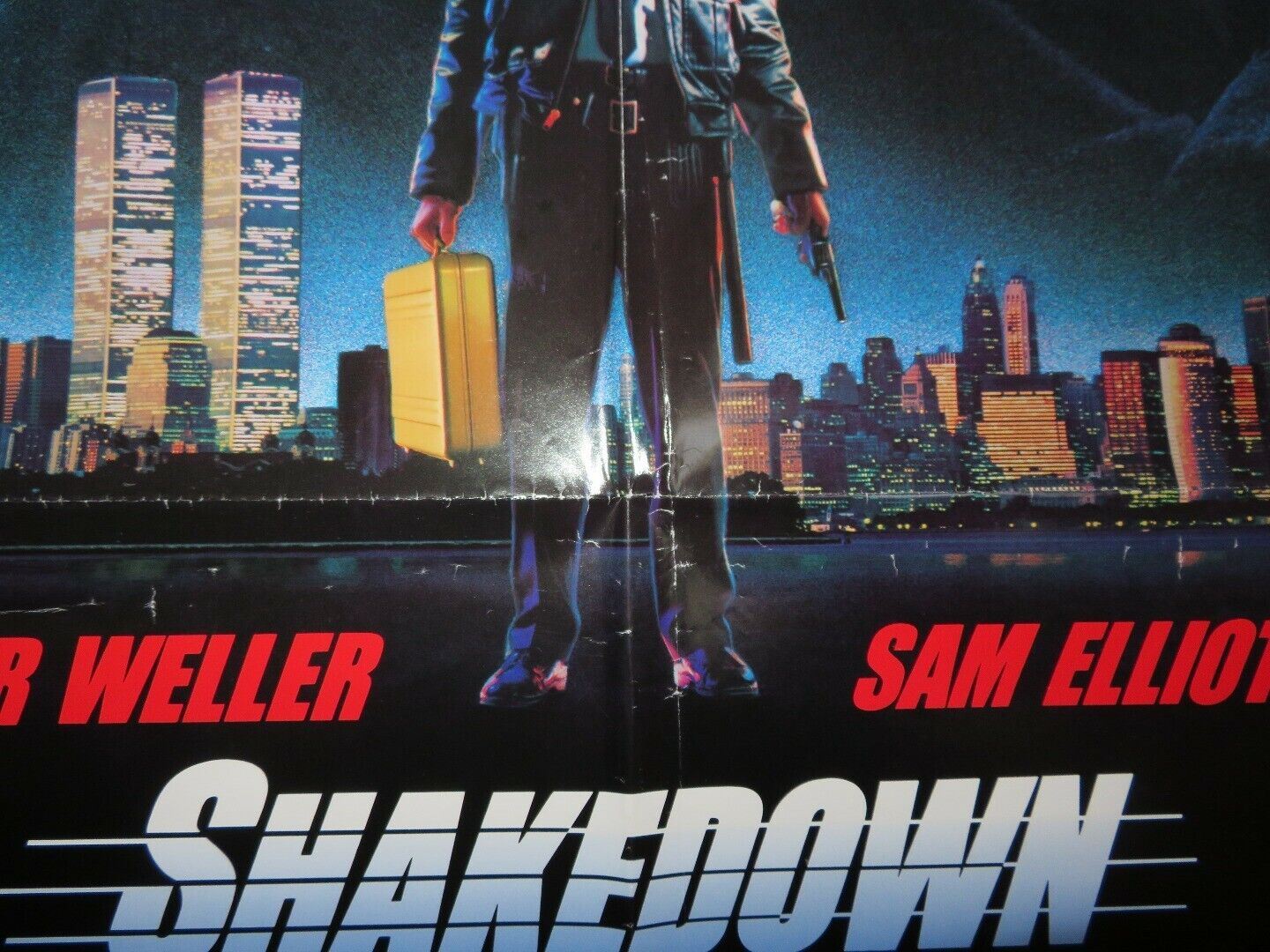 SHAKEDOWN US ONE SHEET POSTER PETER WELLER SAM ELLIOTT 1988 Movie posters