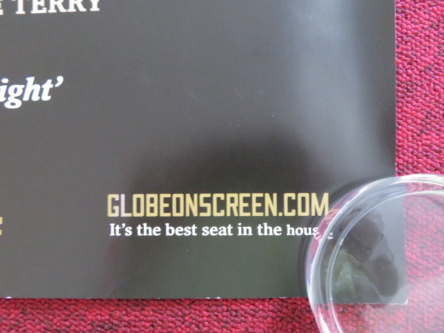 SHAKESPEARE'S GLOBE ON SCREEN - B UK QUAD ROLLED POSTER JAMIE PARKER 2014 Rendezvous Cinema Movie posters