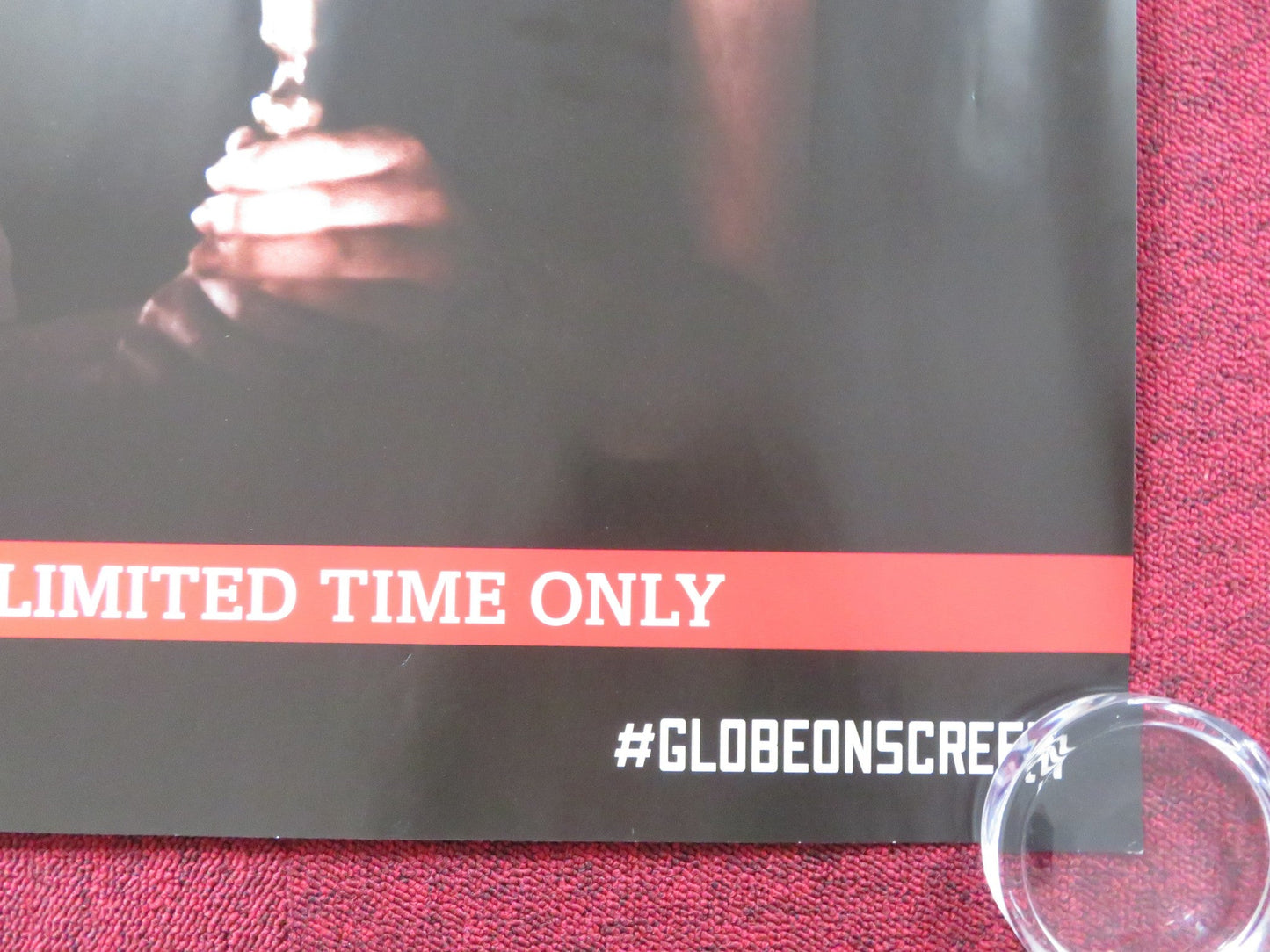 SHAKESPEARE'S GLOBE ON SCREEN - C UK QUAD ROLLED POSTER JULIUS CASEAR 2015 Rendezvous Cinema Movie posters