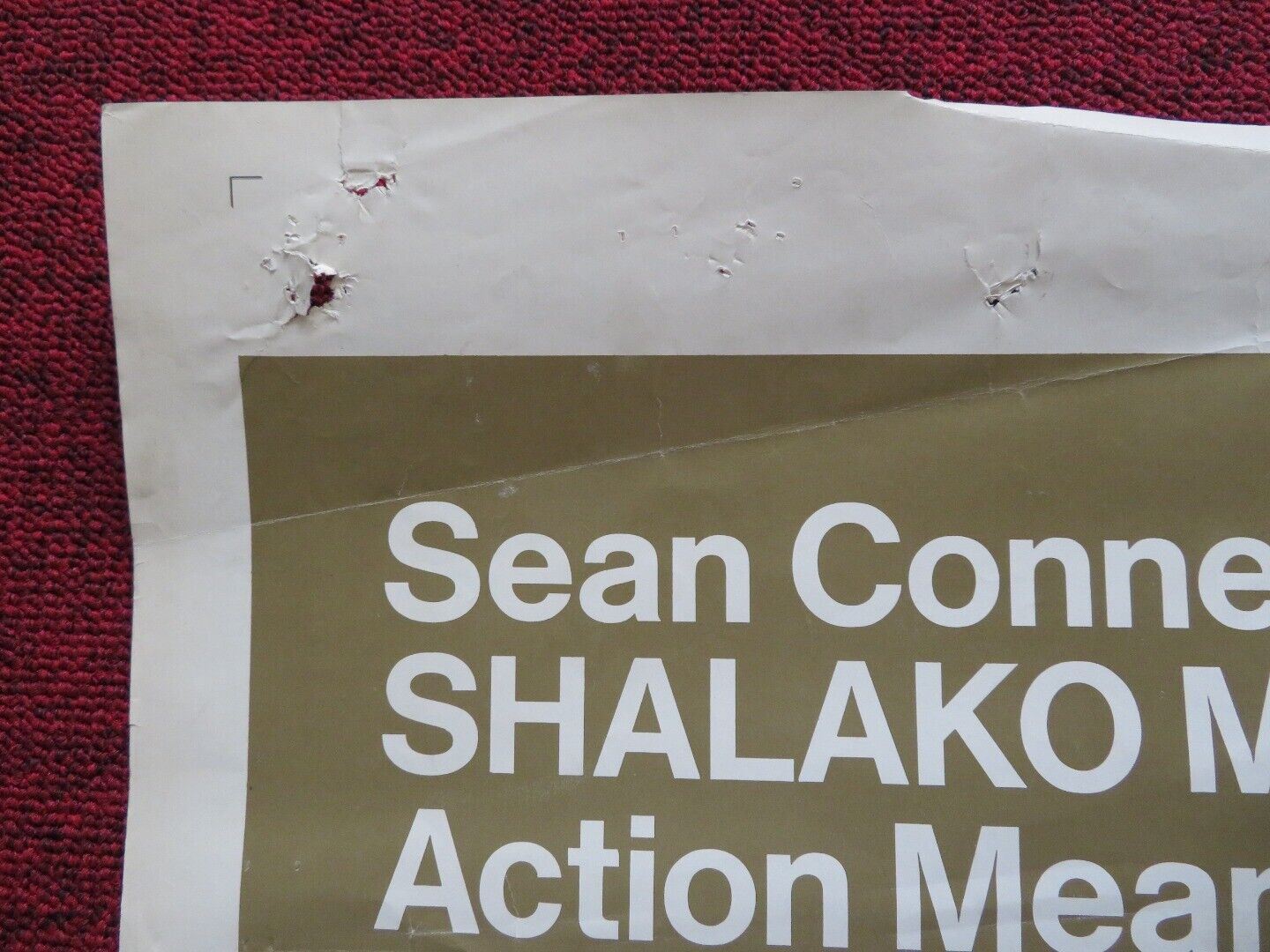 SHALAKO US ONE SHEET POSTER SEAN CONNERY BRIGITTE BARDOT 1968 - Rendezvous Cinema