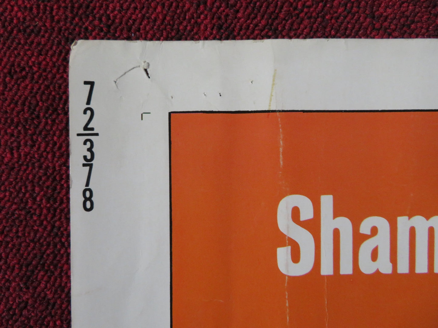 SHAMUS US HALF SHEET (22"x 28") POSTER BURT REYNOLDS DYAN CANNON 1972 Rendezvous Cinema Movie posters