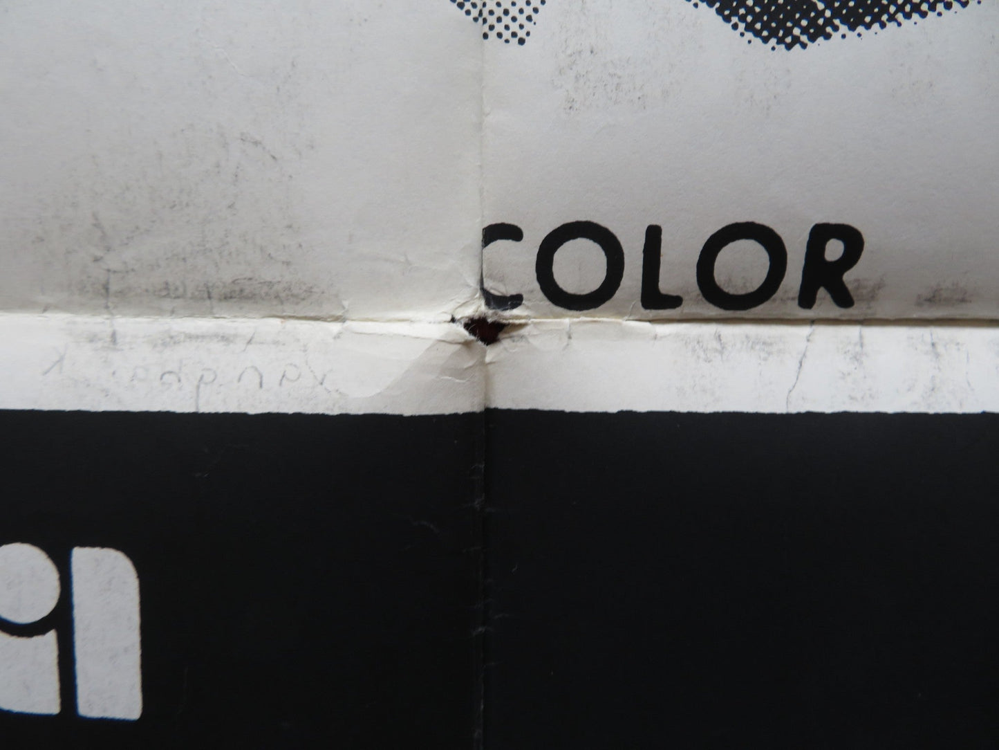 SHANGHAI KILLERS FOLDED US ONE SHEET POSTER KUNG FU TIAN - LIN WANG 1971 Rendezvous Cinema Movie posters