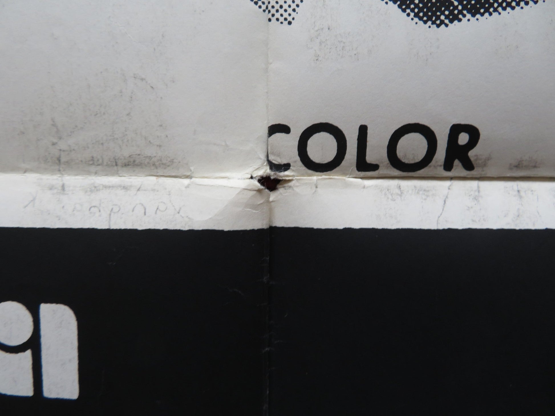 SHANGHAI KILLERS FOLDED US ONE SHEET POSTER KUNG FU TIAN - LIN WANG 1971 Rendezvous Cinema Movie posters