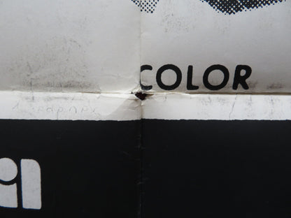 SHANGHAI KILLERS FOLDED US ONE SHEET POSTER KUNG FU TIAN - LIN WANG 1971 Rendezvous Cinema Movie posters