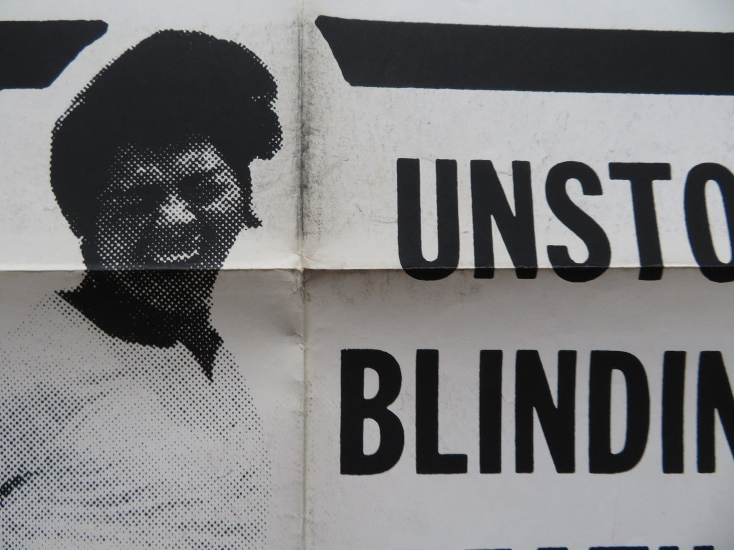 SHANGHAI KILLERS FOLDED US ONE SHEET POSTER KUNG FU TIAN - LIN WANG 1971 Rendezvous Cinema Movie posters