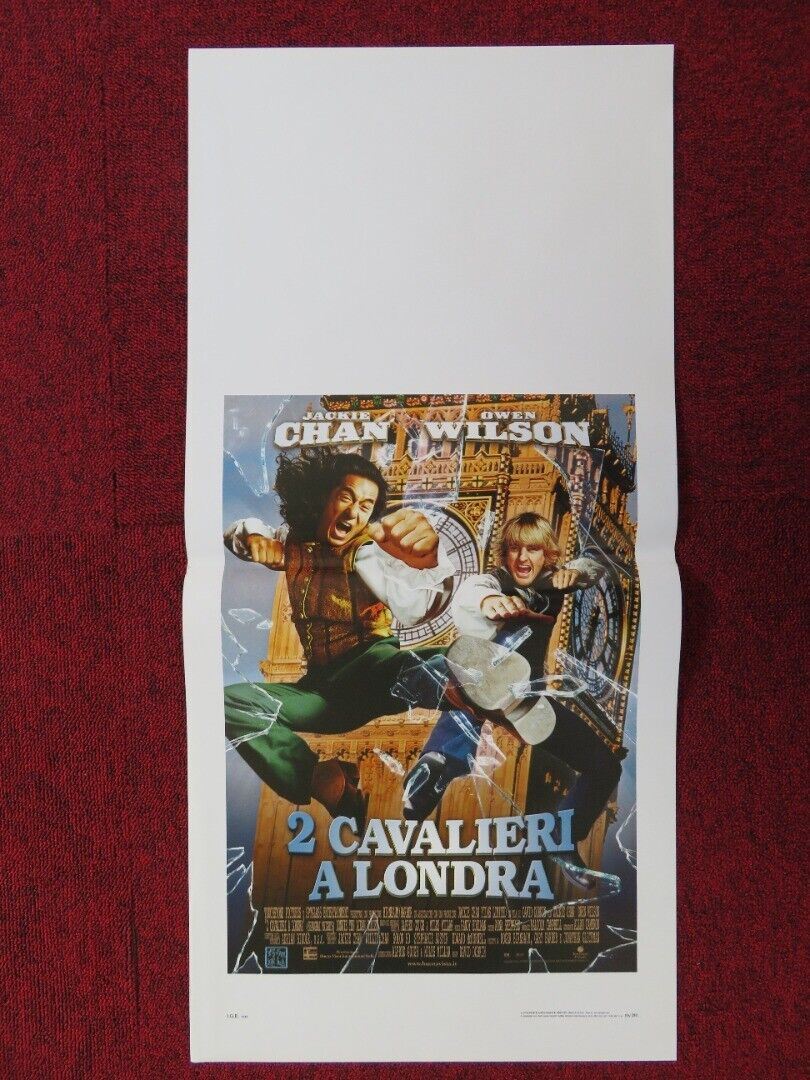 SHANGHAI KNIGHTS ITALIAN LOCANDINA (27.5"x13") POSTER JACKIE CHAN O WILSON 2003 Movie posters