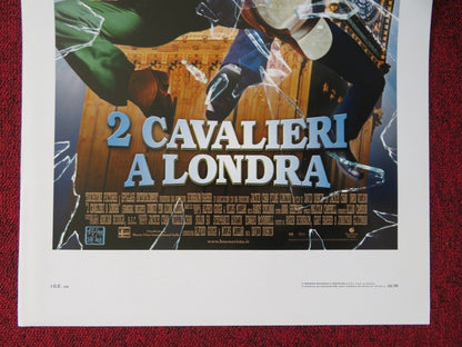 SHANGHAI KNIGHTS ITALIAN LOCANDINA (27.5"x13") POSTER JACKIE CHAN O WILSON 2003 Movie posters