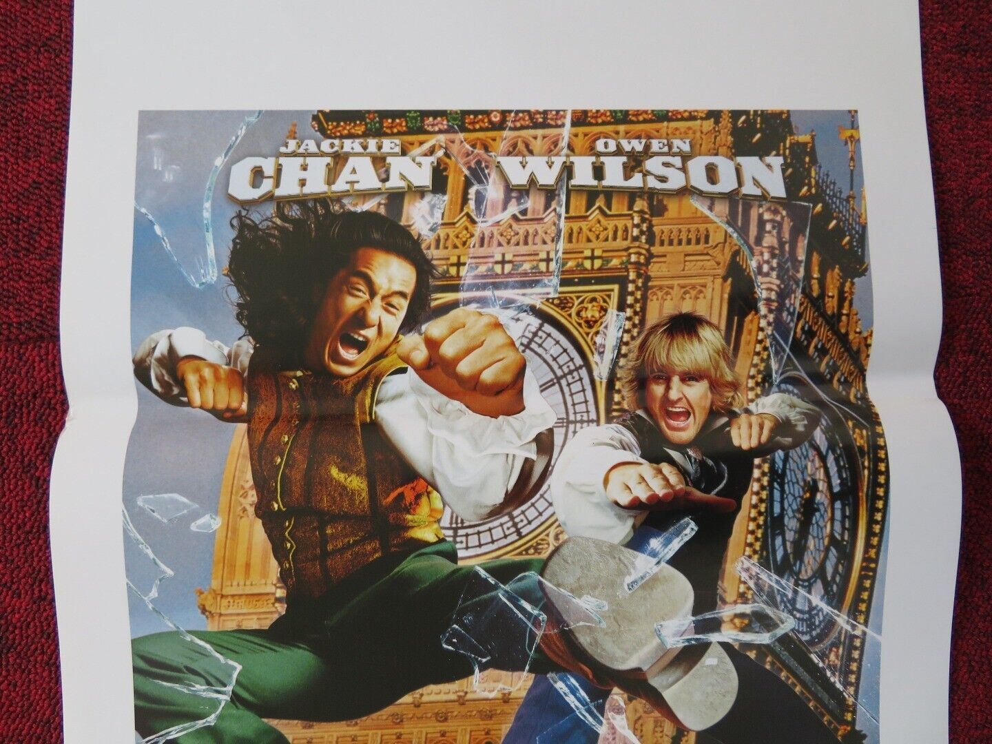 SHANGHAI KNIGHTS ITALIAN LOCANDINA (27.5"x13") POSTER JACKIE CHAN O WILSON 2003 Movie posters