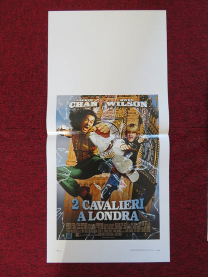 SHANGHAI KNIGHTS ITALIAN LOCANDINA POSTER JACKIE CHAN OWEN WILSON 2003 Rendezvous Cinema Movie posters