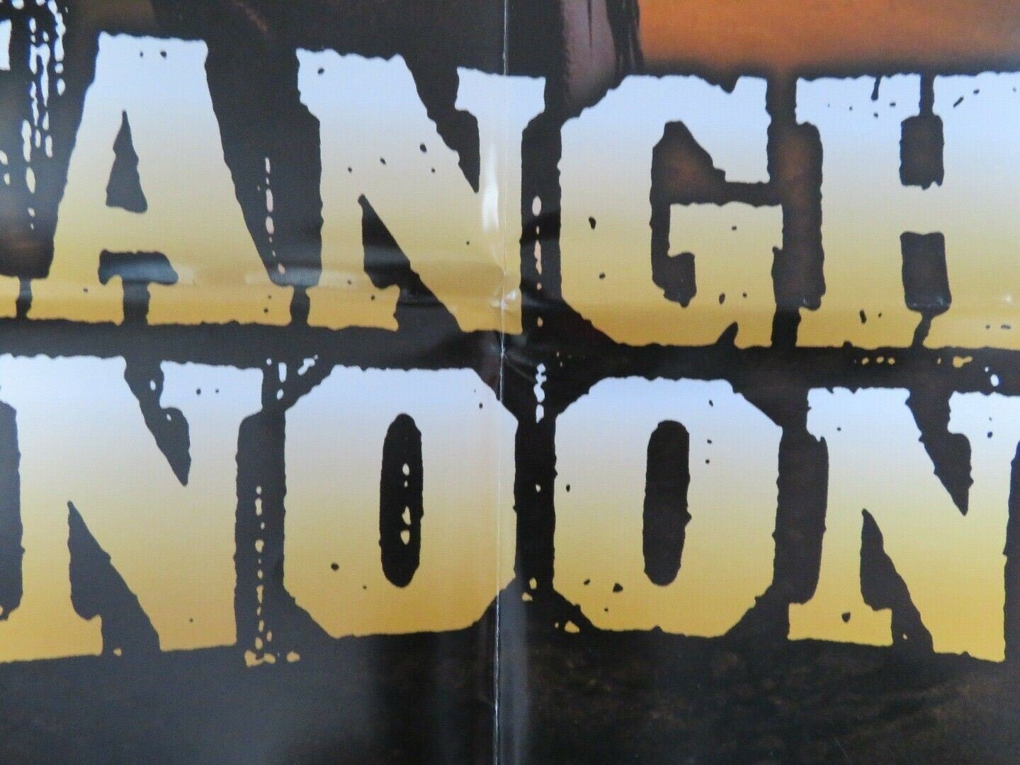 SHANGHAI NOON ONE SHEET POSTER FOLDED JACKIE CHAN OWEN WILSON LUCY LIU 2000 Movie posters