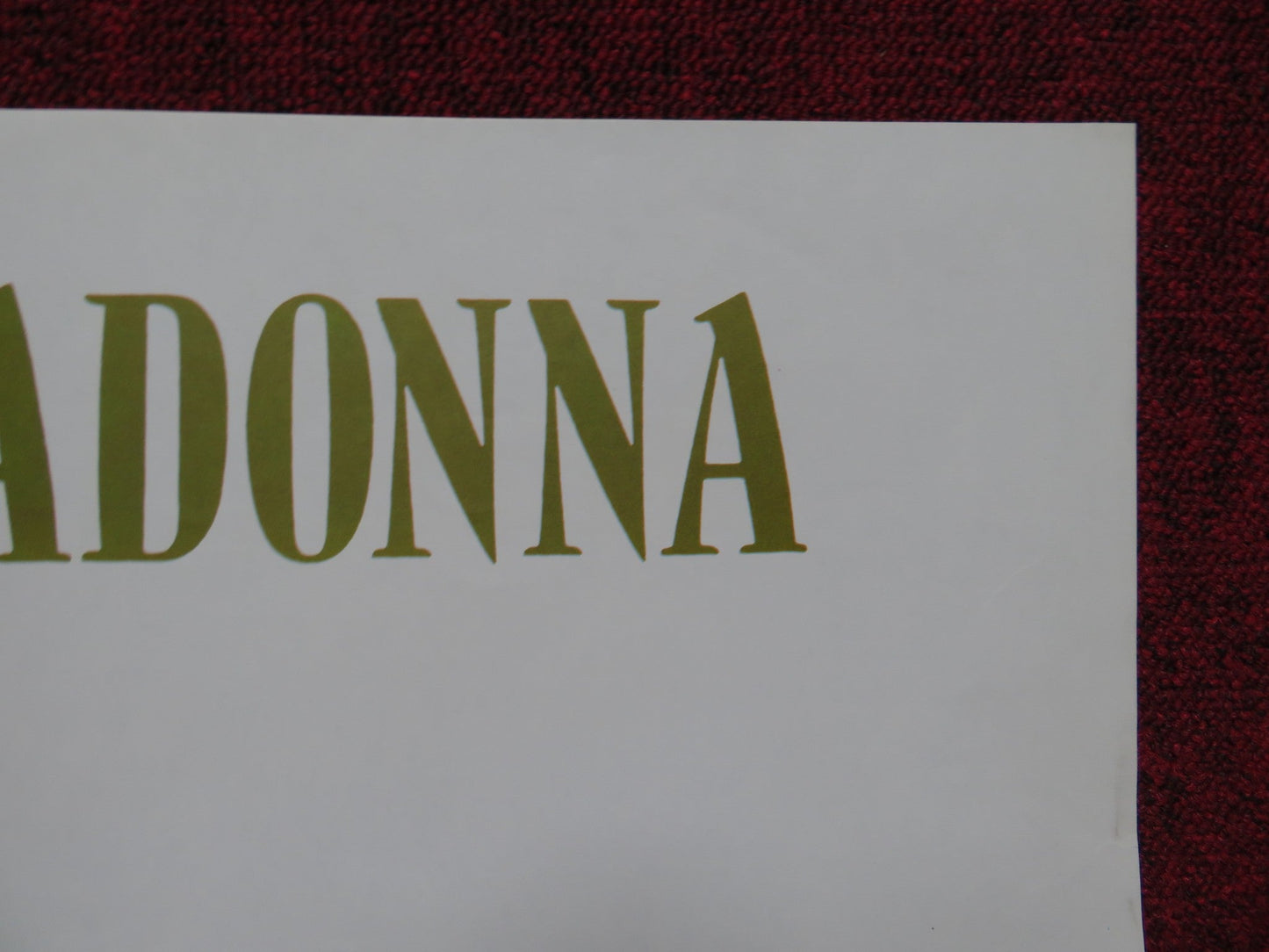 SHANGHAI SURPRISE UK QUAD POSTER FOLDED SEAN PENN MADONNA 1986 Rendezvous Cinema Movie posters