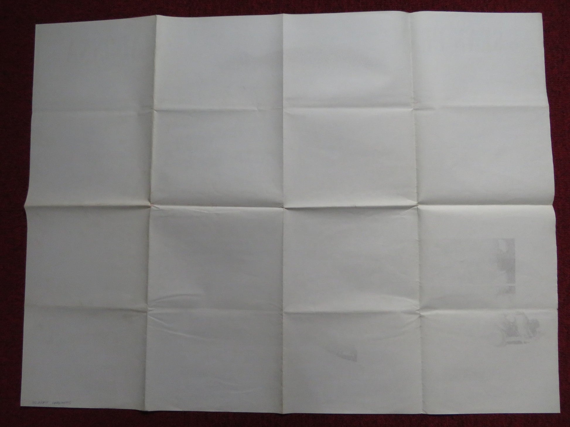 SHANGHAI SURPRISE UK QUAD POSTER FOLDED SEAN PENN MADONNA 1986 Rendezvous Cinema Movie posters