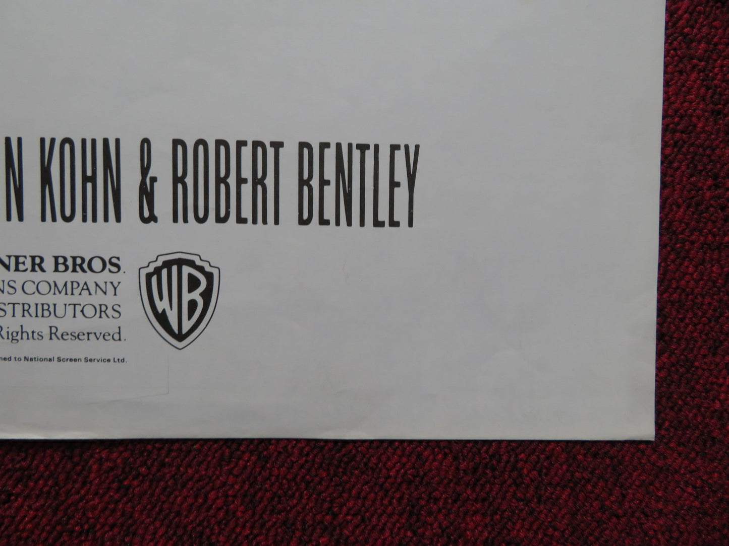 SHANGHAI SURPRISE UK QUAD POSTER FOLDED SEAN PENN MADONNA 1986 Rendezvous Cinema Movie posters