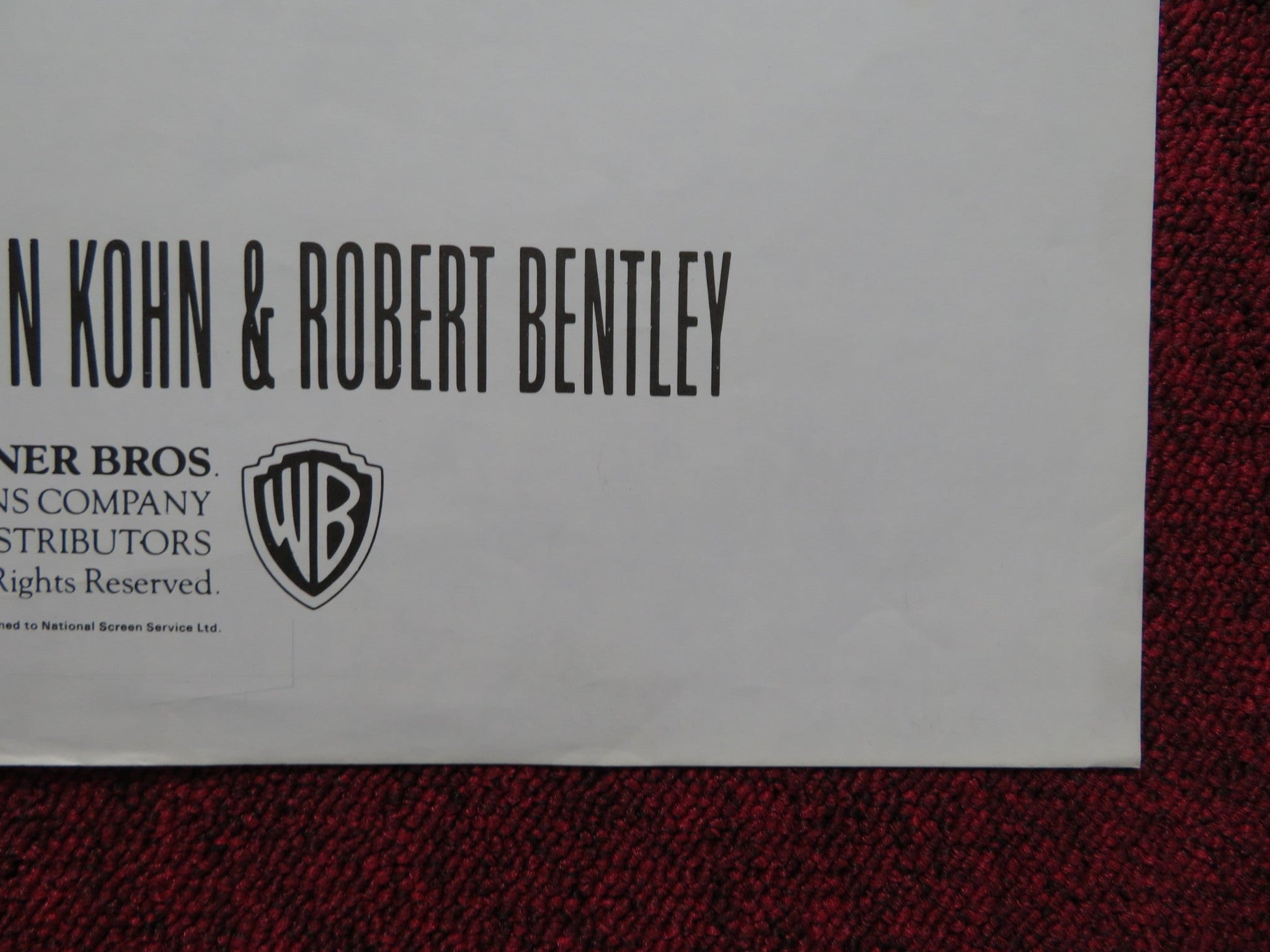 SHANGHAI SURPRISE UK QUAD POSTER FOLDED SEAN PENN MADONNA 1986 Rendezvous Cinema Movie posters