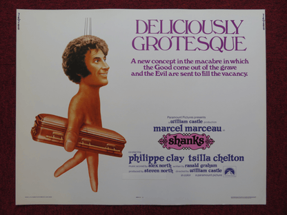 SHANKS US HALF SHEET (22"x 28") POSTER MARCEL MARCEAU PHILIPPE CLAY 1974 Rendezvous Cinema Movie posters