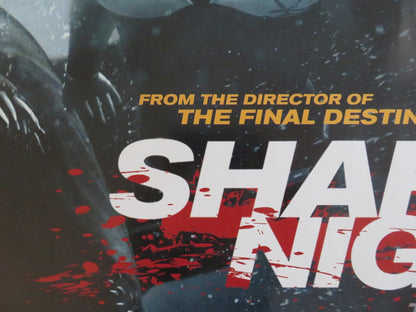 SHARK NIGHT UK QUAD ROLLED POSTER SARA PAXTON DUSTIN MILLIGAN 2011 Rendezvous Cinema Movie posters