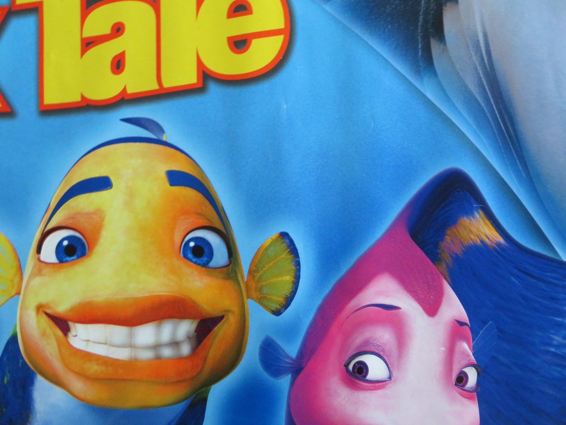 SHARK TALE - A UK QUAD (30"x 40") ROLLED POSTER WILL SMITH ROBERT DE NIRO 2004 Rendezvous Cinema Movie posters