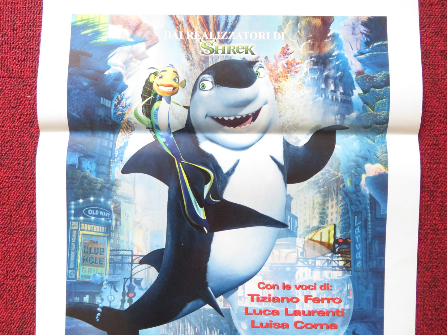 SHARK TALE ITALIAN LOCANDINA POSTER WILL SMITH ROBERT DE NIRO 2004 Rendezvous Cinema Movie posters