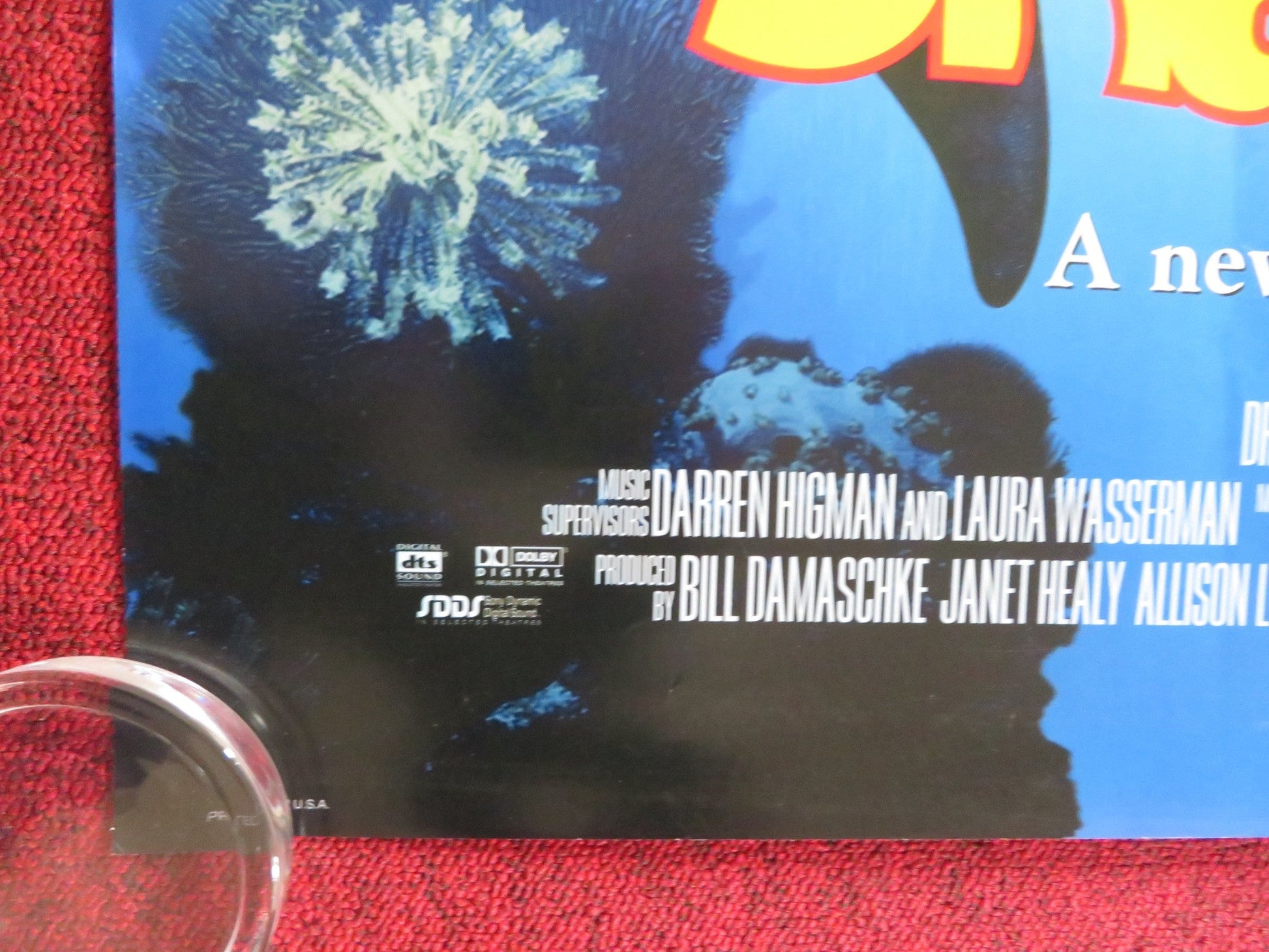 SHARK TALE US ONE SHEET ROLLED POSTER WILL SMITH ROBERT DE NIRO 2004 Rendezvous Cinema Movie posters