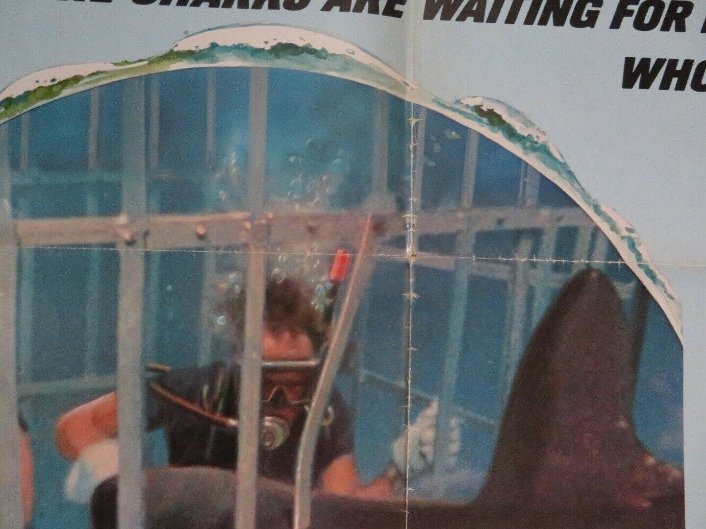 SHARKS' TREASURE ADVANCED US ONE SHEET POSTER CORNEL WLIDE 1975 Movie posters