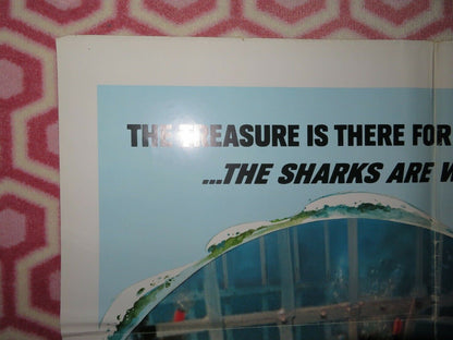 SHARKS' TREASURE ADVANCED US ONE SHEET POSTER CORNEL WLIDE 1975 Movie posters