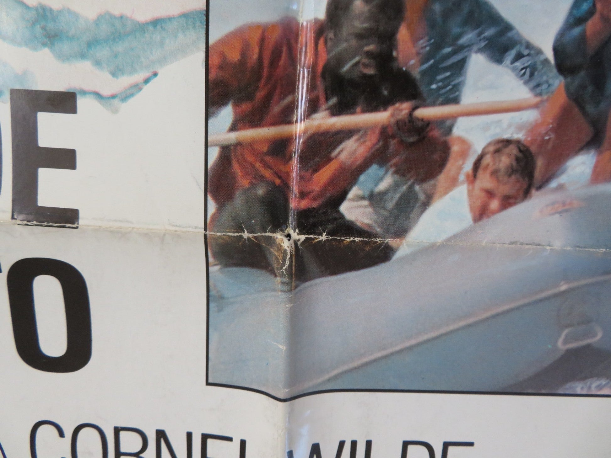 SHARKS TREASURE FOLDED US ONE SHEET POSTER CORNEL WILDE YAPHET KOTTO 1975 Rendezvous Cinema Movie posters