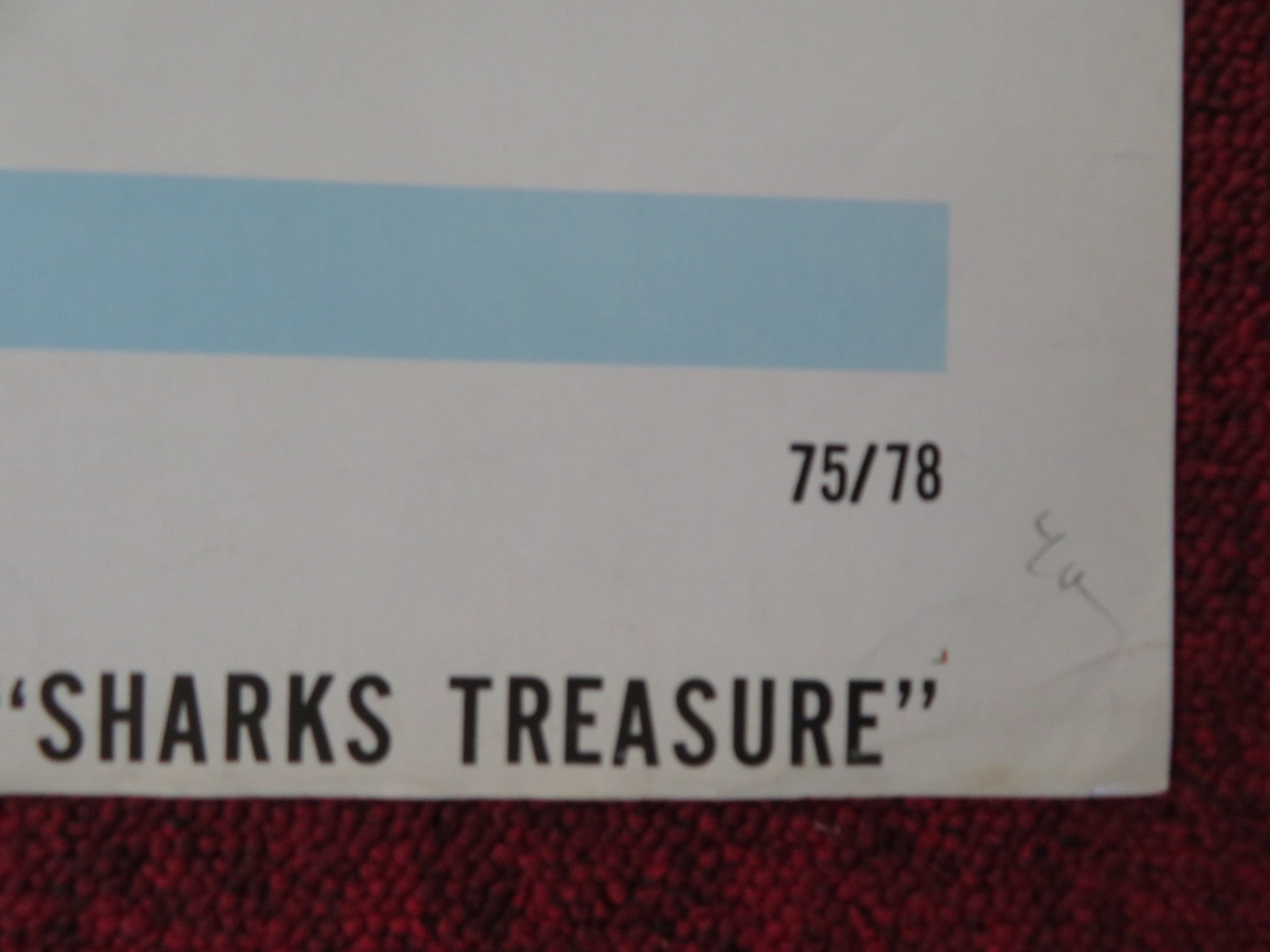 SHARKS TREASURE FOLDED US ONE SHEET POSTER CORNEL WILDE YAPHET KOTTO 1975 Rendezvous Cinema Movie posters