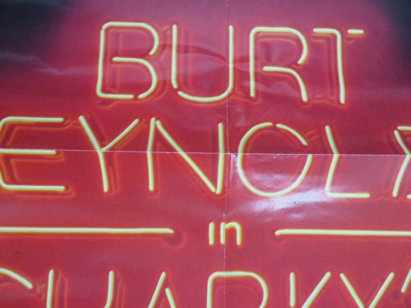 SHARKY'S MACHINE US ONE SHEET POSTER BURT REYNOLDS 1981 Movie posters