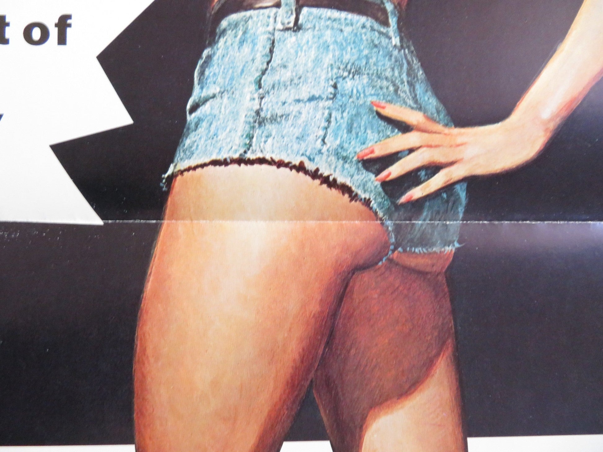 SHARON US TRI FOLDED ONE SHEET ROLLED POSTER JEAN JENNINGS SHARON SANDERS 1977 Rendezvous Cinema Movie posters