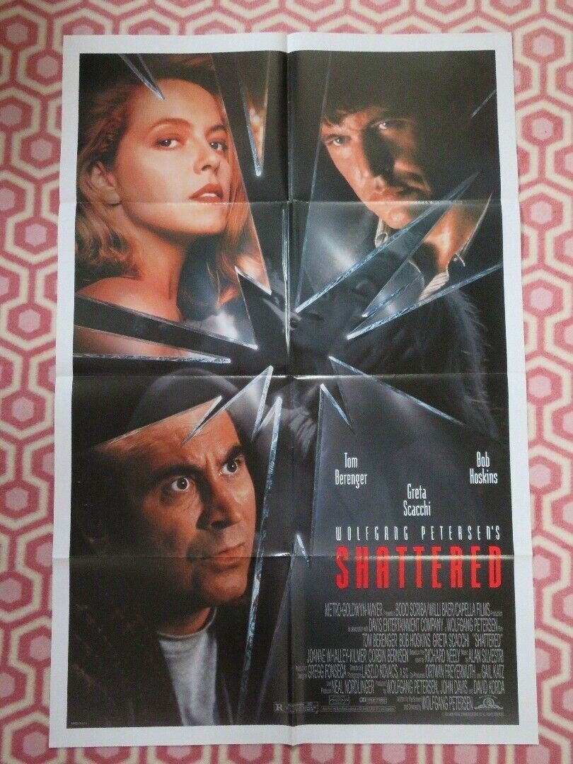 SHATERED US ONE SHEET POSTER TOM BERENGER BOB HOSKINS 1991 Movie posters