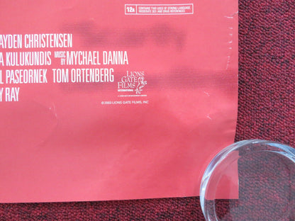 SHATTERED GLASS UK QUAD (30"x 40") ROLLED POSTER HAYDEN CHRISTENSEN 2003 Rendezvous Cinema Movie posters