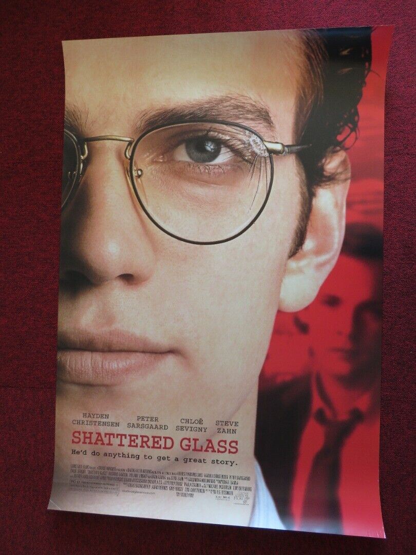 SHATTERED GLASS US ONE SHEET ROLLED POSTER HAYEDN CHRISTENSEN 2003 Movie posters