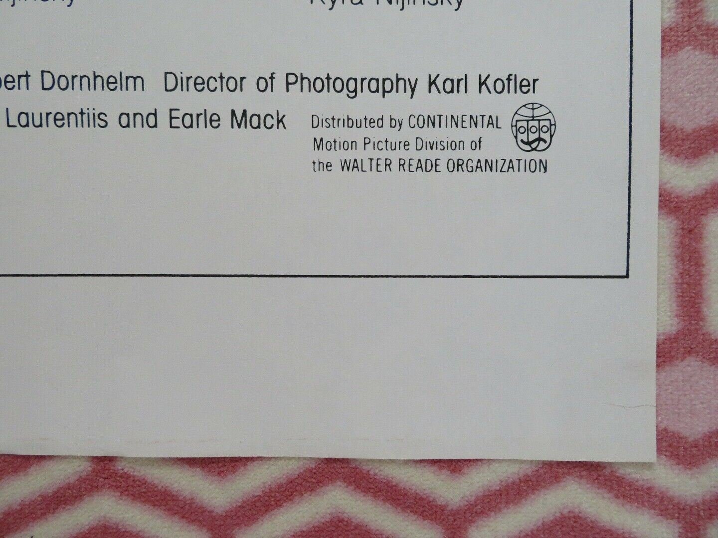 SHE DANCES ALONE FOLDED US ONE SHEET POSTER MAX VON SYDOW 1981 - Rendezvous Cinema