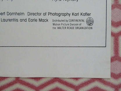 SHE DANCES ALONE FOLDED US ONE SHEET POSTER MAX VON SYDOW 1981 - Rendezvous Cinema