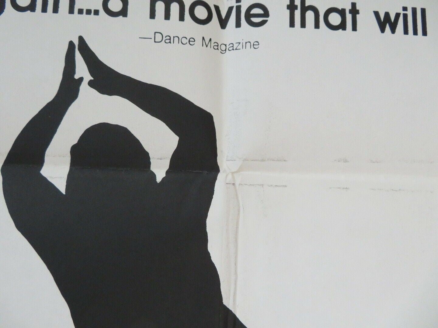 SHE DANCES ALONE FOLDED US ONE SHEET POSTER MAX VON SYDOW 1981 - Rendezvous Cinema