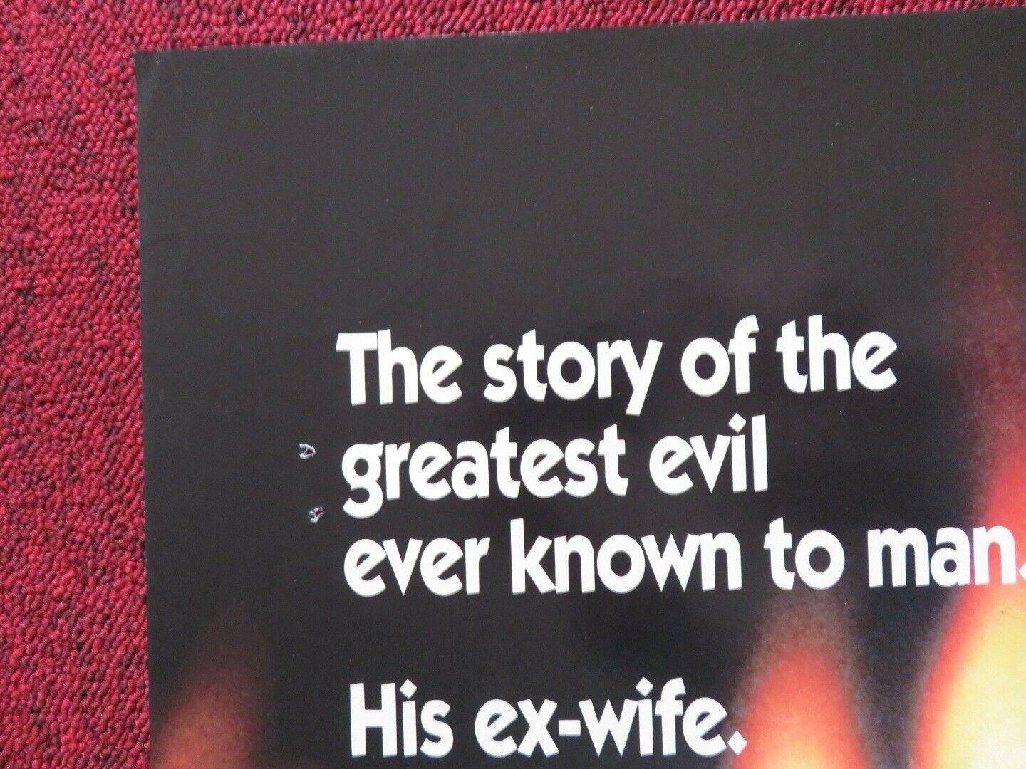 SHE - DEVIL VHS FOLDED US ONE SHEET POSTER (38" X 25") MERYL STREEP 1990 Movie posters