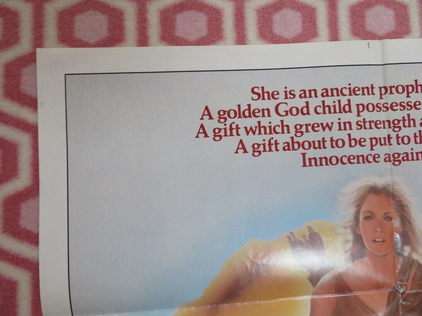 SHEENA US ONE SHEET POSTER TANYA ROBERTS TED WASS 1984 Movie posters