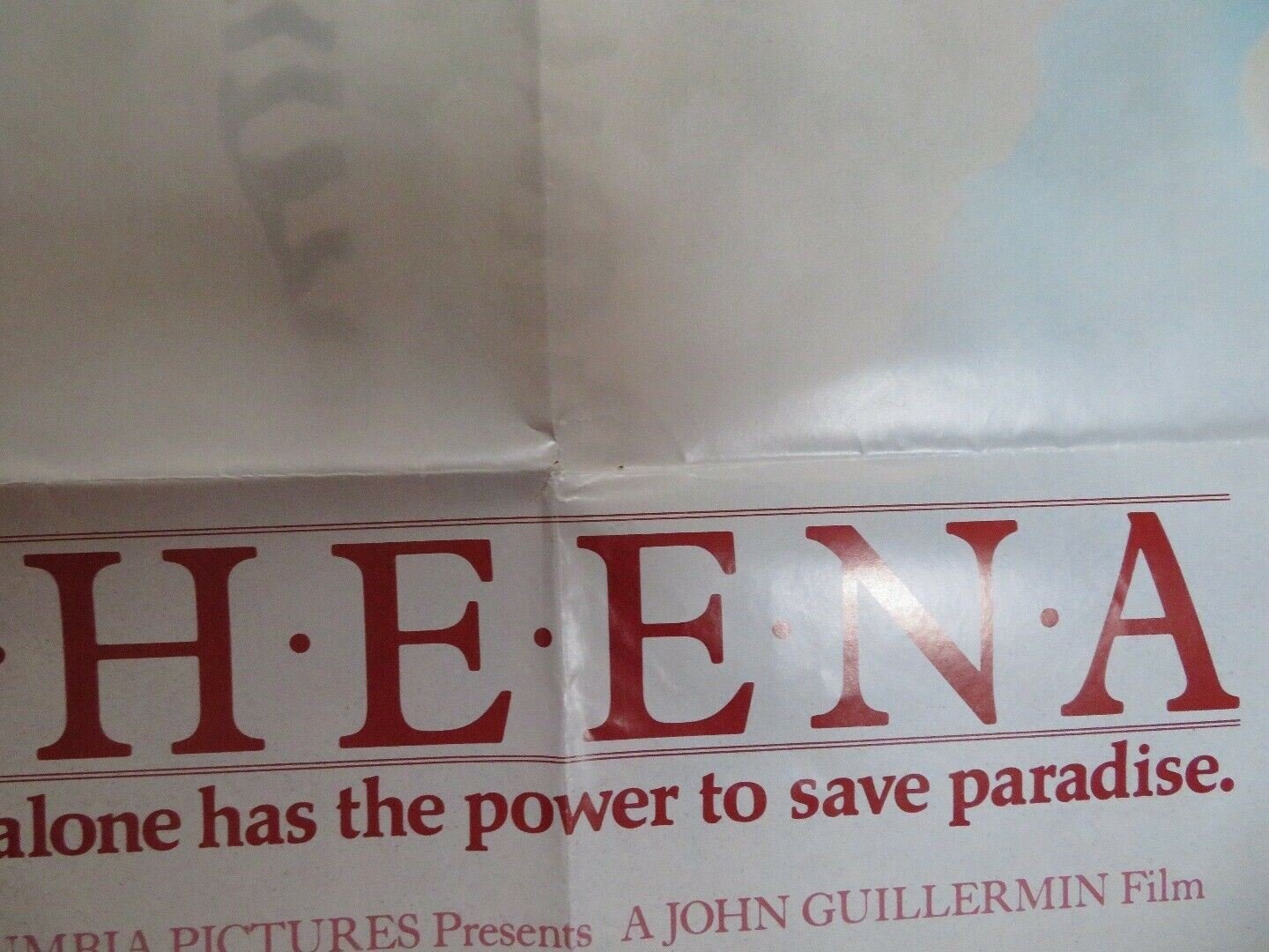 SHEENA US ONE SHEET POSTER TANYA ROBERTS TED WASS 1984 Movie posters