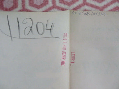 SHEEP HAS FIVE LEGS FOLDED US ONE SHEET POSTER FRANCOISE ARNOUL LINA LOPEZ 1954 Movie posters