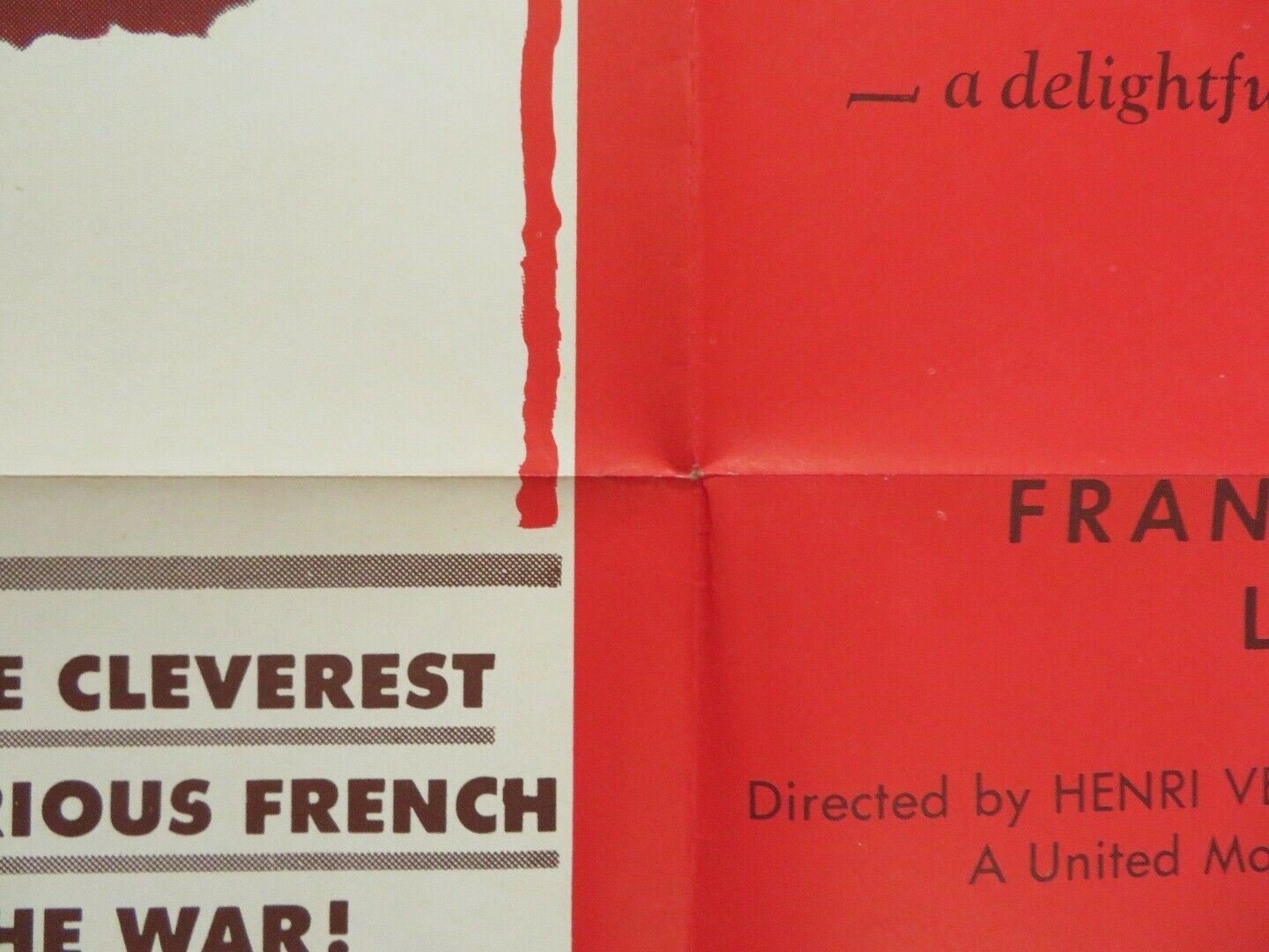 SHEEP HAS FIVE LEGS FOLDED US ONE SHEET POSTER FRANCOISE ARNOUL LINA LOPEZ 1954 Movie posters