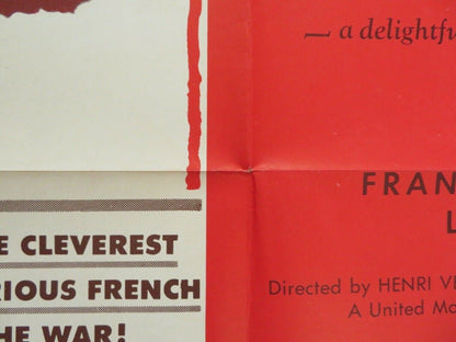 SHEEP HAS FIVE LEGS FOLDED US ONE SHEET POSTER FRANCOISE ARNOUL LINA LOPEZ 1954 Movie posters