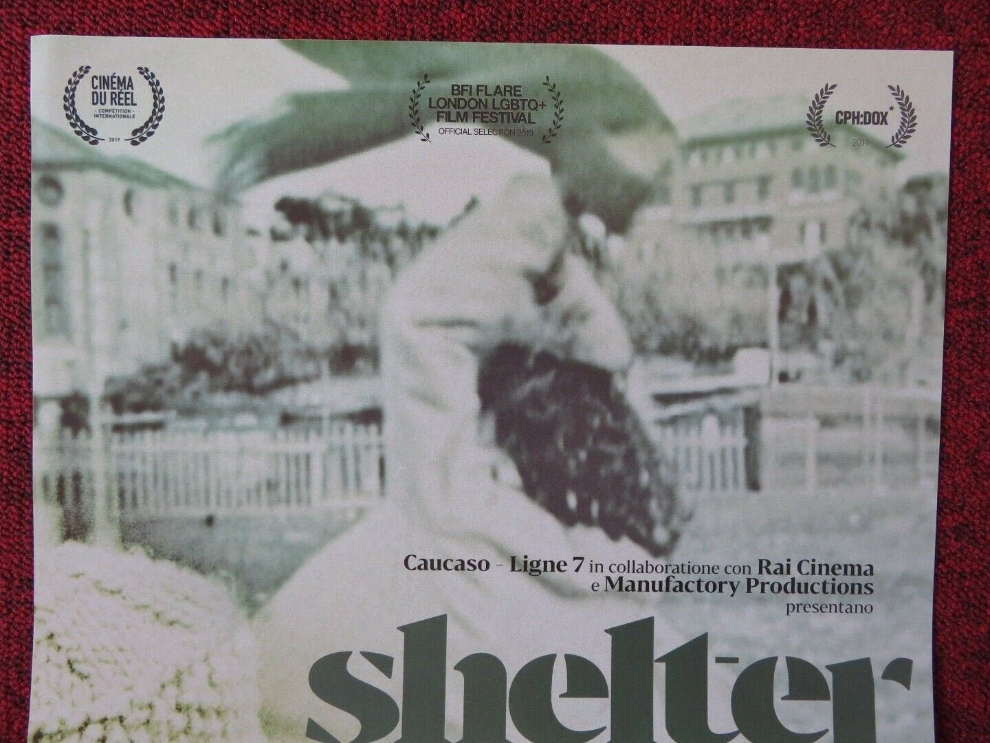 SHELTER: FAREWELL TO EDEN ITALIAN LOCANDINA (26.5"x12.5") POSTER ENRICO MASI Movie posters