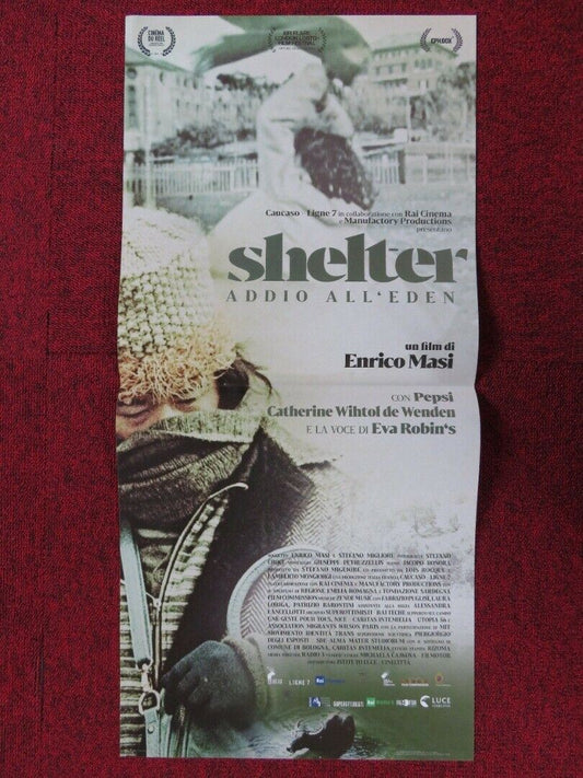 SHELTER: FAREWELL TO EDEN ITALIAN LOCANDINA (26.5"x12.5") POSTER ENRICO MASI Movie posters