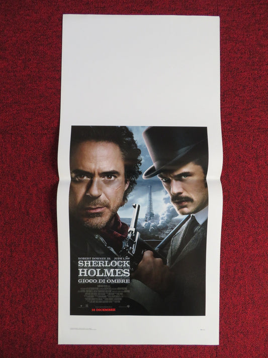 SHERLOCK HOLMES: A GAME OF SHADOWS ITALIAN LOCANDINA POSTER DOWNEY JR. 2011 Rendezvous Cinema Movie posters