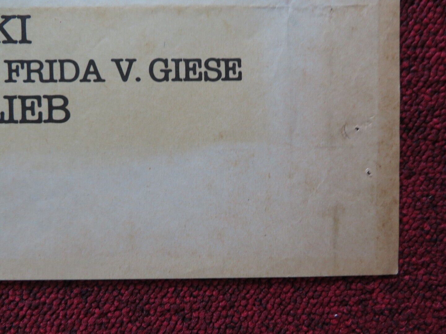 SHE'S 19 AND READY SPANISH ROLLED POSTER EKKEHARDT BELLE SABINE WOLLIN 1979 Movie posters