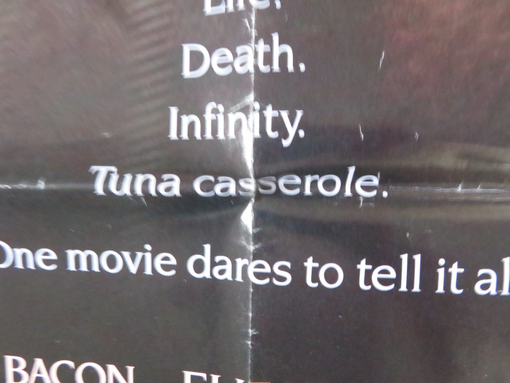 SHE'S HAVING A BABY FOLDED US ONE SHEET POSTER KEVIN BACON E. MCGOVERN 1988 Rendezvous Cinema Movie posters