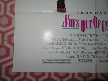 SHE'S OUT OF CONTROL US ONE SHEET POSTER TONY DANZA CATHERINE HICKS Movie posters