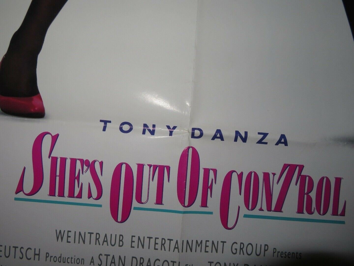 SHE'S OUT OF CONTROL US ONE SHEET POSTER TONY DANZA CATHERINE HICKS Movie posters