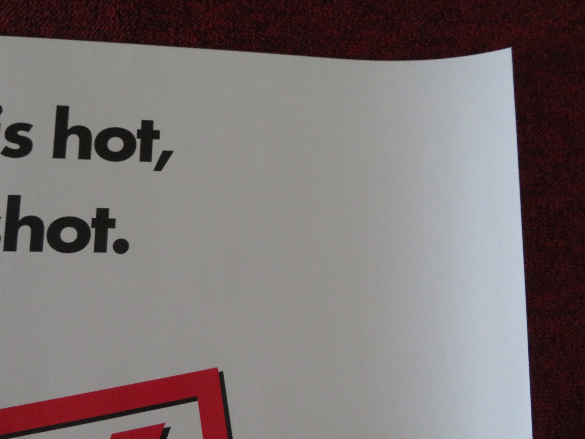 SHE'S OUT OF MY LEAGUE UK QUAD (30"x 40") ROLLED POSTER JAY BARUCHEL 2010 Rendezvous Cinema Movie posters