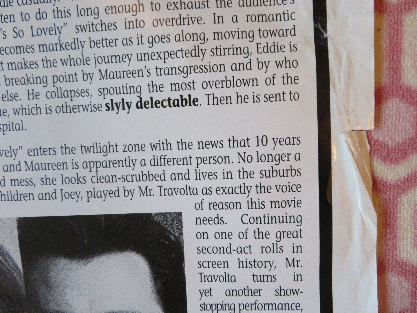 SHE'S SO LOVELY US ONE SHEET ROLLED POSTER SEAN PENN JOHN TRAVOLTA '97 Movie posters